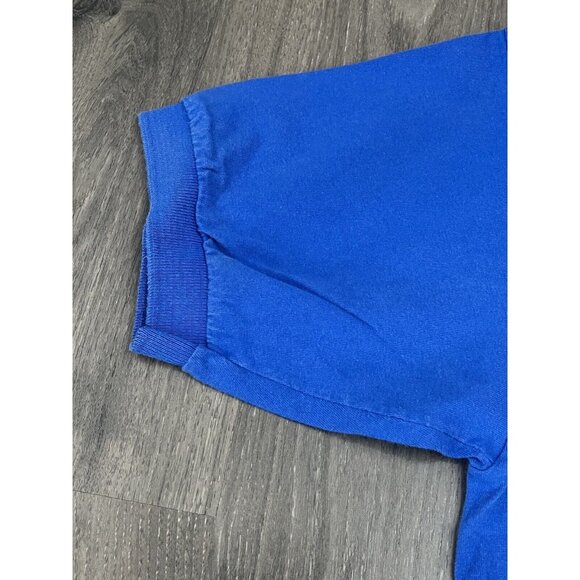 Teenie Beanie Babies 1999 Embroidered Blue Polo Shirt Size Large McDonalds - Picture 9 of 10